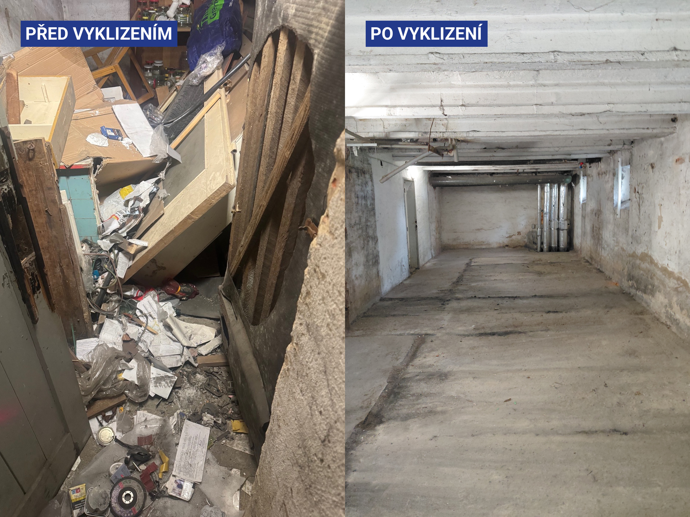Vyklízíme sklepy. Pomozte nám udržet společné prostory v pořádku